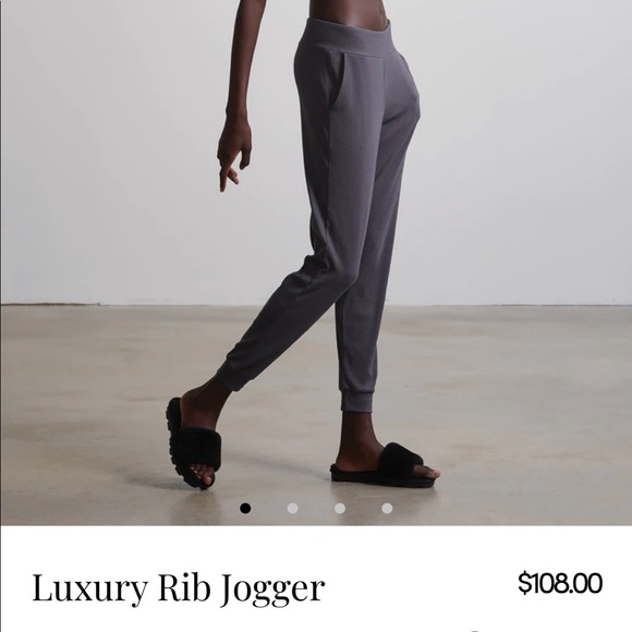 Commando Pants - Worn once! - COMMANDO Luxury Rib Jogger - Charcoal